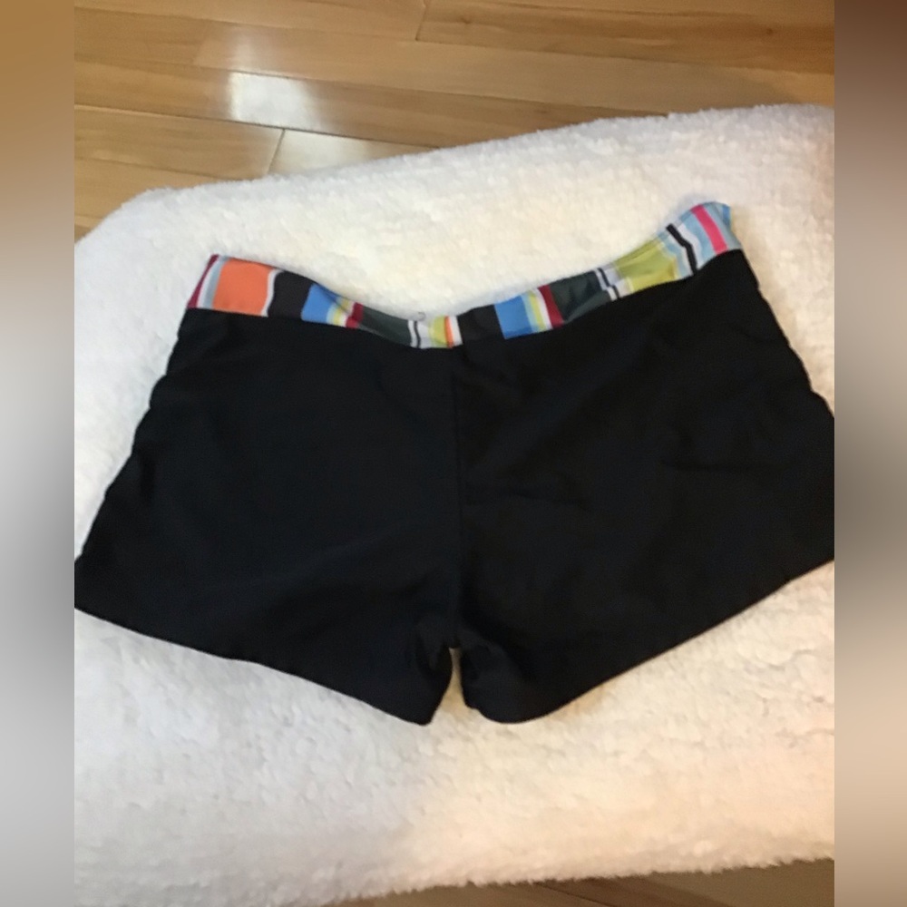 Women’s XL bottom swimsuit bathing suit, Bikini Black Bottoms shorts NWOT